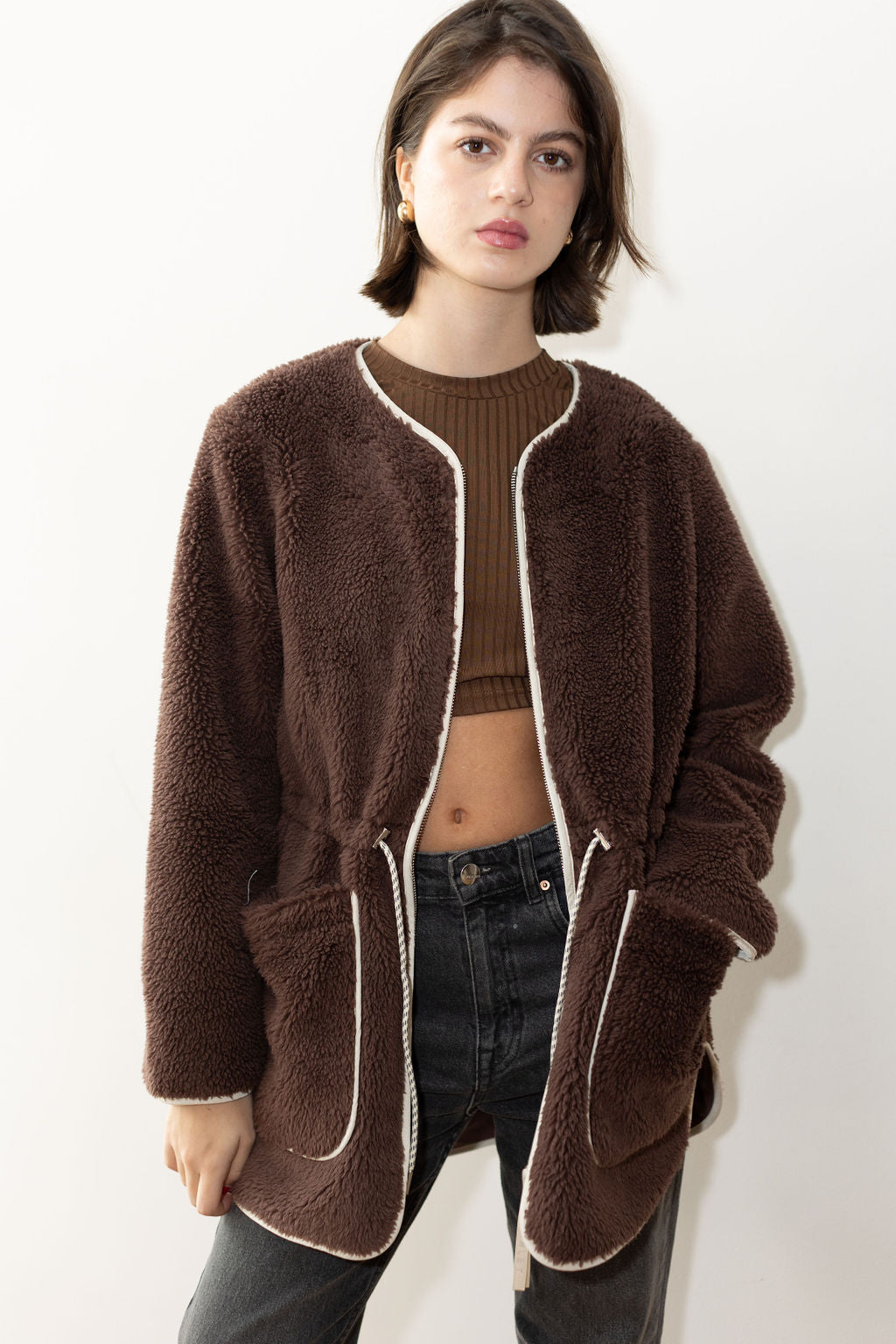 Angelina Sherpa Coat