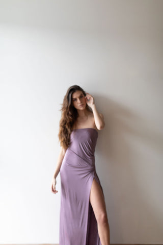 Petra strapless maxi dress