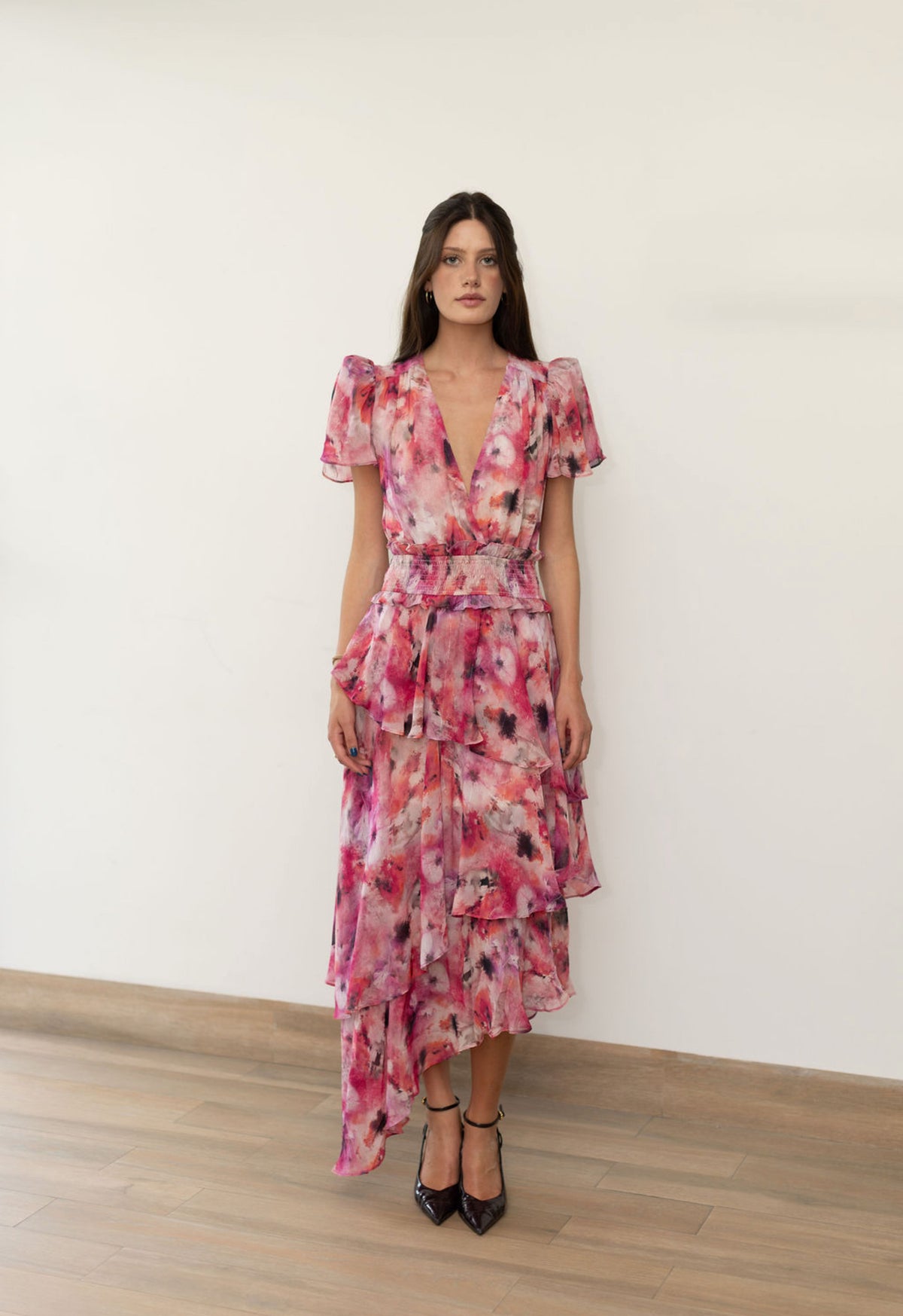 Evalina tired dress