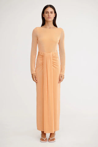 Dakota Peach maxi dress